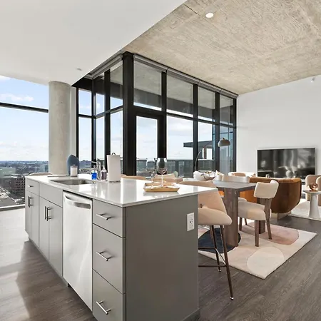 Fulbrix Bright Designer Apartments With West Loop Views Chicago Exterior photo
