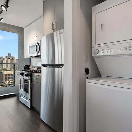 Fulbrix Bright Designer Apartments With West Loop Views Chicago Exterior photo