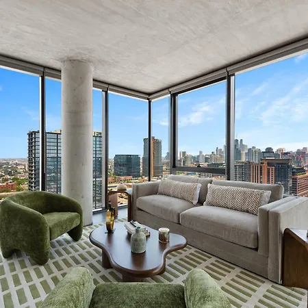Fulbrix Bright Designer Apartments With West Loop Views Chicago Exterior photo