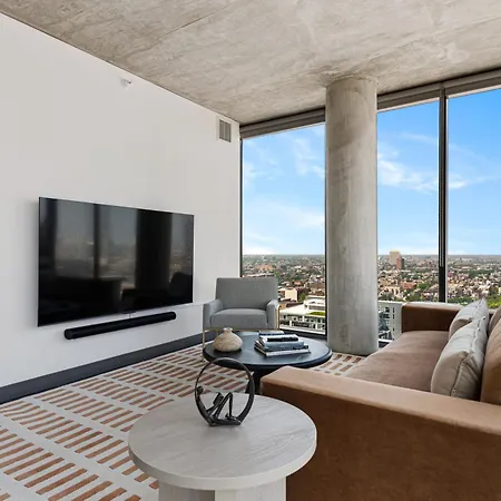 Fulbrix Bright Designer Apartments With West Loop Views Chicago Exterior photo