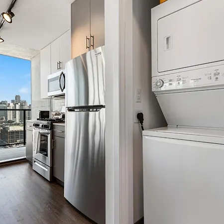 Fulbrix Bright Designer Apartments With West Loop Views Chicago Exterior photo