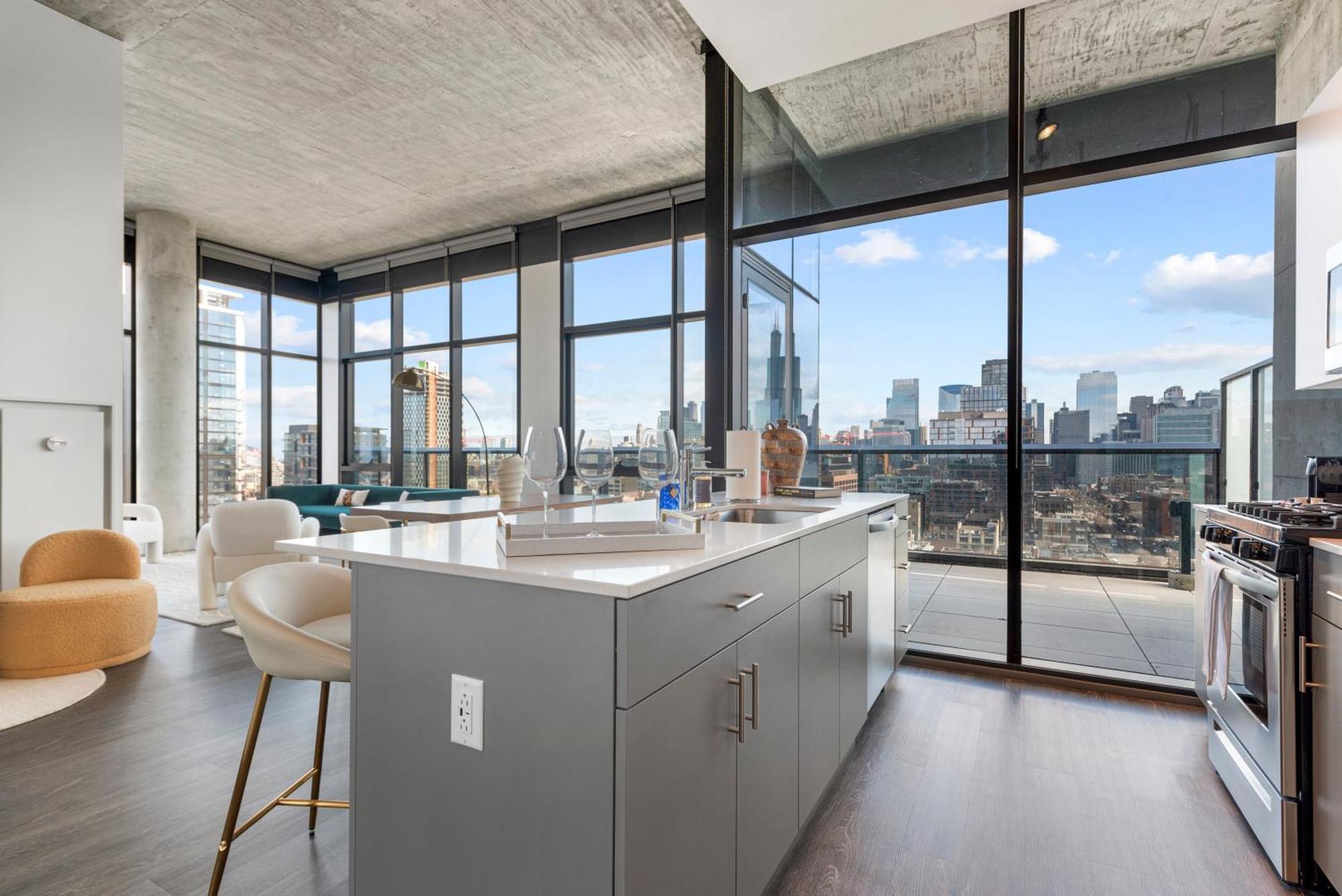 Apartamento Fulbrix Bright Designer With West Loop Views Chicago